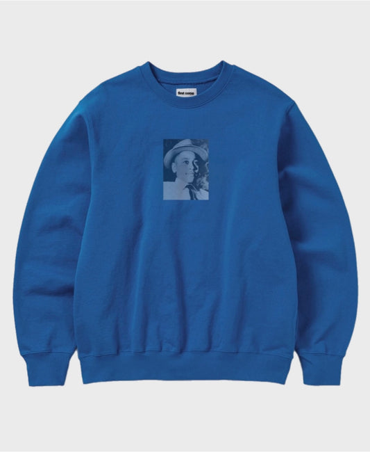 Portrait Crewneck Delta Blue